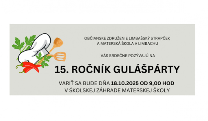 Fotka - Gulášpárty v Materskej škole 18.10.2025 (sobota)