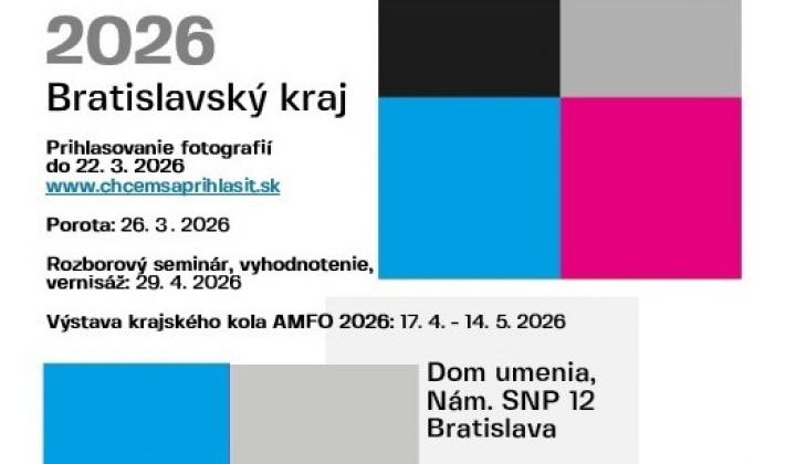 Fotka - Už len do 22. marca sa môžete prihlásiť do fotografickej súťaže AMFO 2026 pre Bratislavský kraj